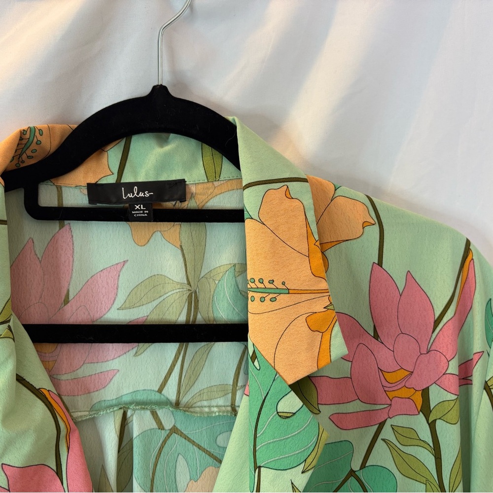Floral Shirt Dress